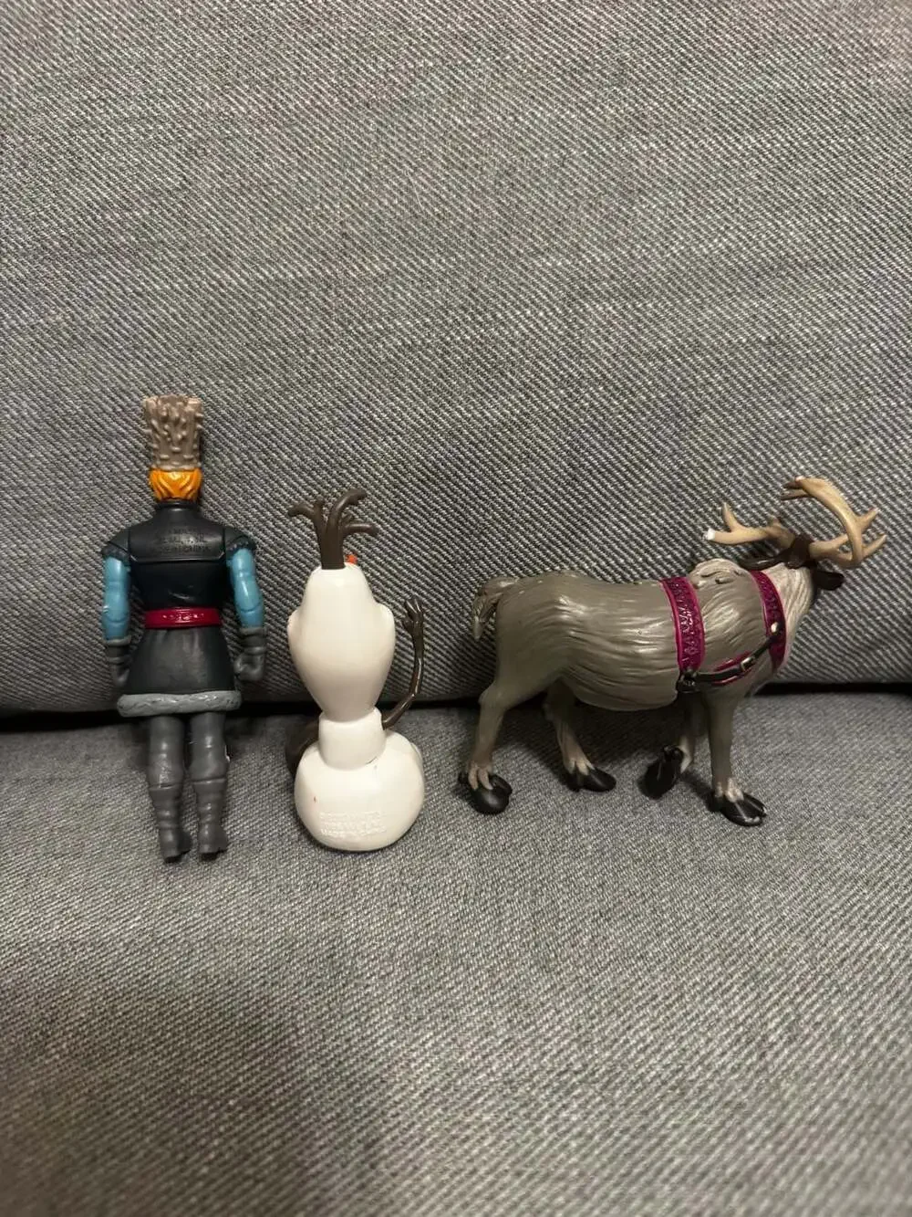 Disney Frozen Mattel 2013 Kristoff, Olaf, Sven, and Troll Figures Lot